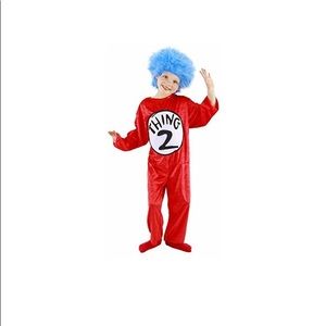 Dr. Seuss Thing 1 & 2 Costume Kids Size 2T-4T